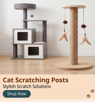 Cats Scratching Post